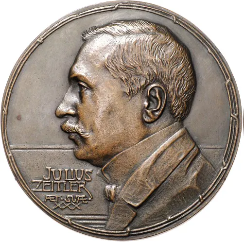Porträt von Julius Zeitler (Paul Sturm (1859-1936))